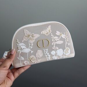 DIOR Limited-Edition Lucky Miss Ritual Butterfly Embroidered Pouch